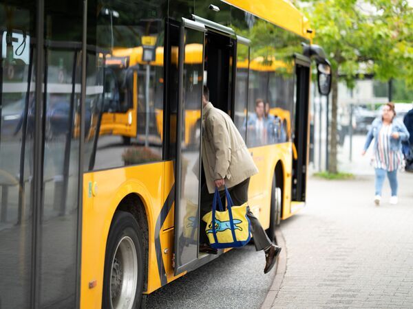 Billede af en bybus