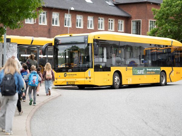 Billede af en bybus